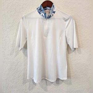 Tommy Bahama Women Golf Polo Shirt UPF size med